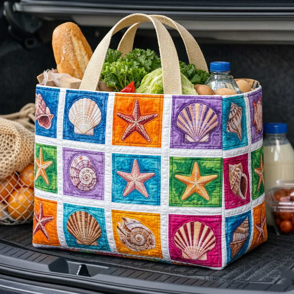 Shoreline Gems Quilted Shopping Bag GFTOTP16692