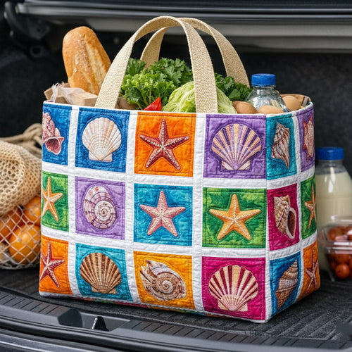 Shoreline Gems Quilted Shopping Bag GFTOTP16692