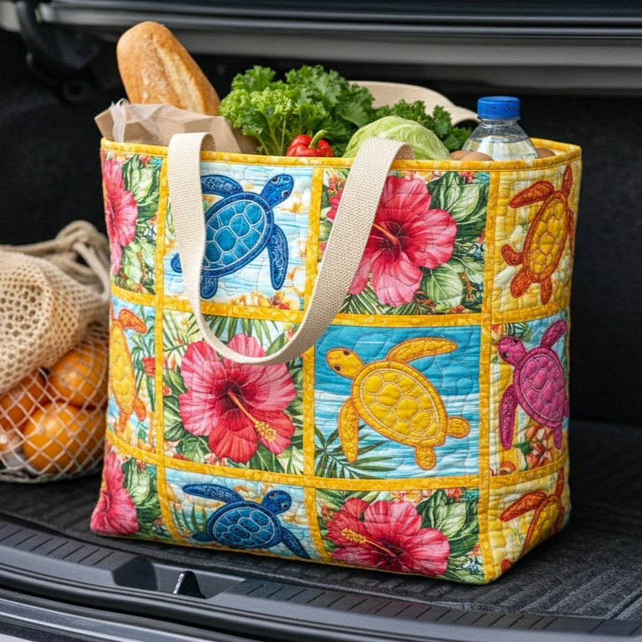 Ocean Serenity Quilted Shopping Bag GFTOTP16696