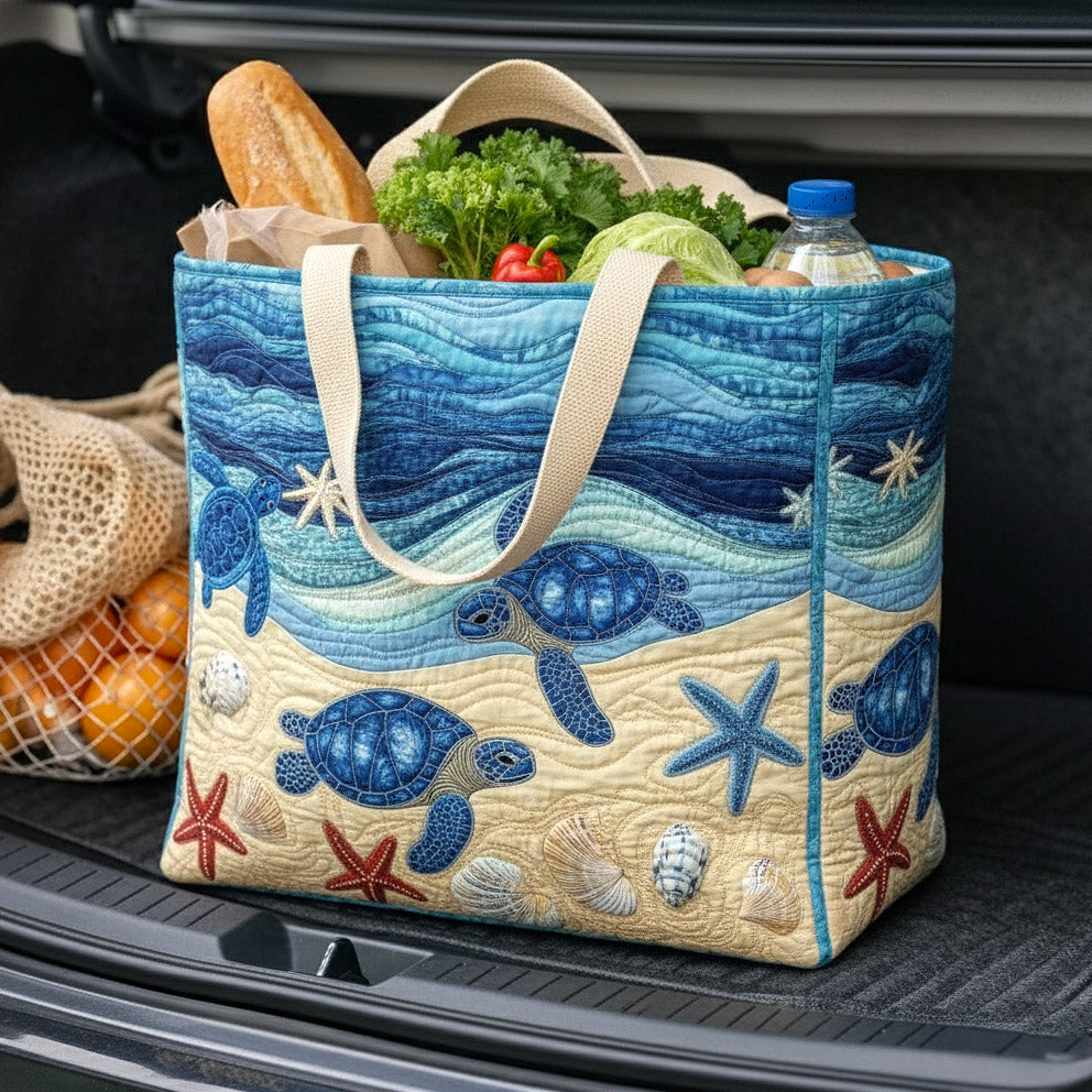 Ocean Serenity Quilted Shopping Bag GFTOTP16697