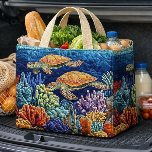 Ocean Serenity Quilted Shopping Bag GFTOTP16698