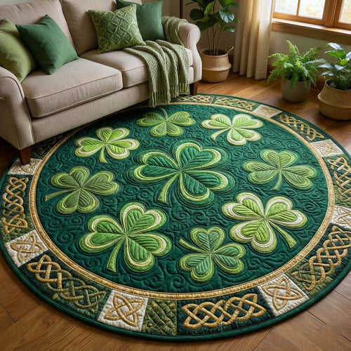 Lucky Revelry Quilted Round Mat GFTOTP16749