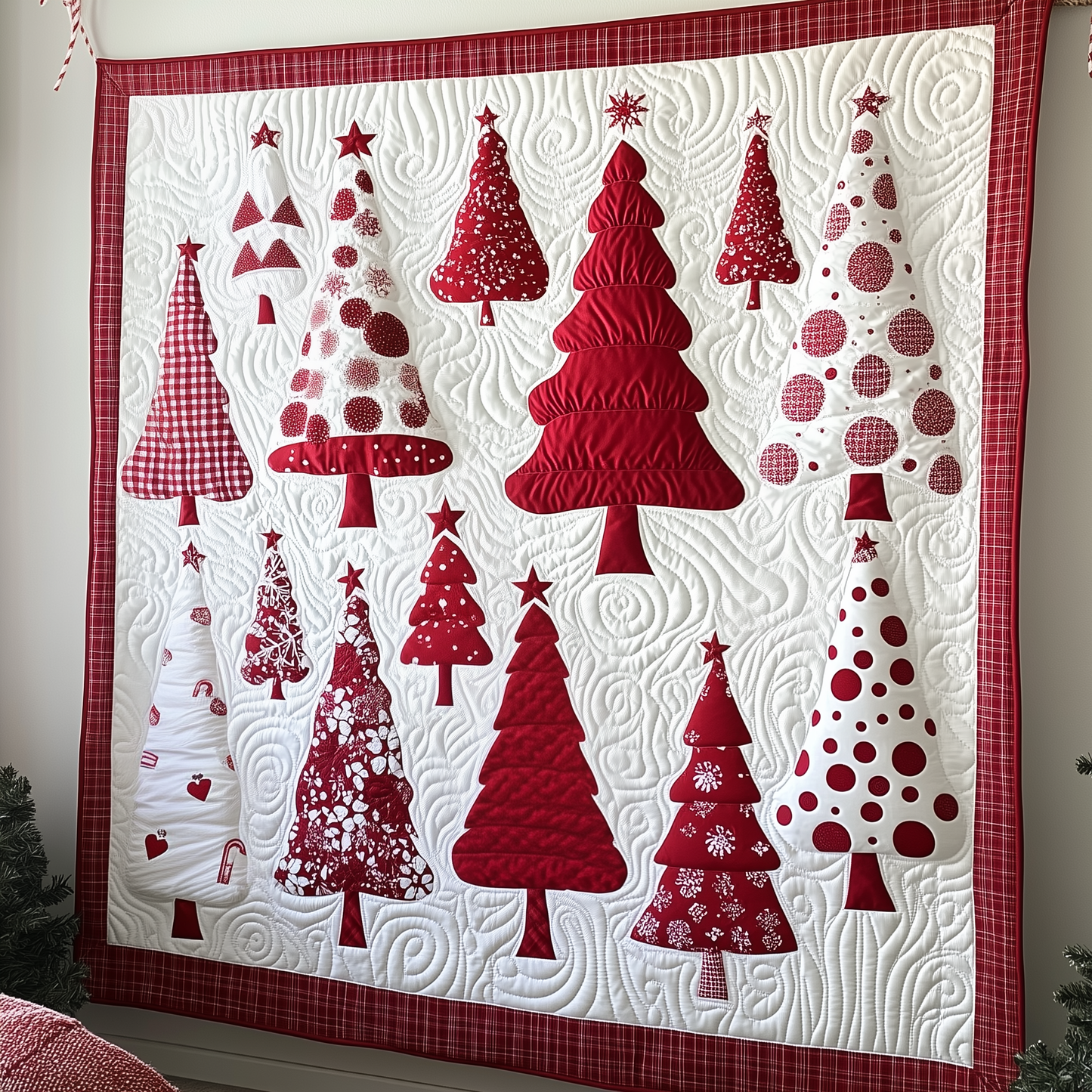 Christmas Tree Quilted Blanket GFTOTP1674