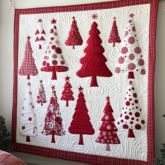 Christmas Tree Quilted Blanket GFTOTP1674