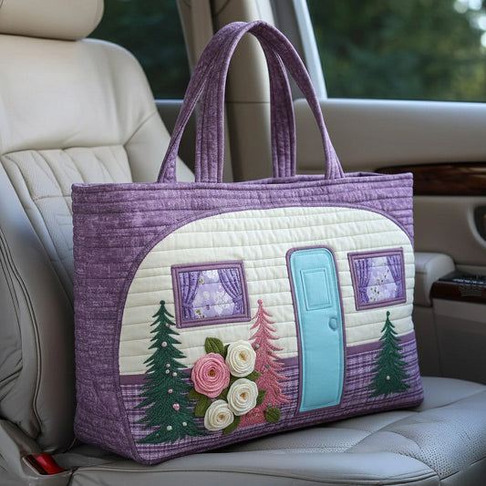 Vintage Camper Quilted Tote Bag GFTOTP16757
