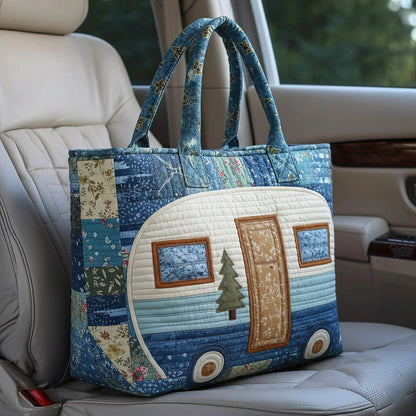 Vintage Camper Quilted Tote Bag GFTOTP16759