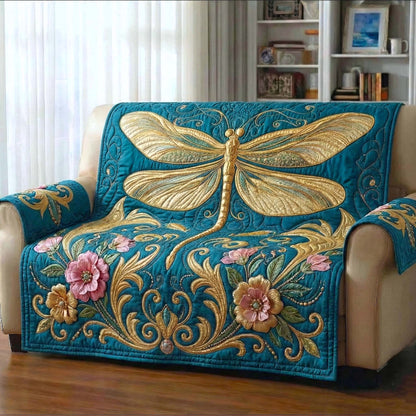 Glasswing Drift Quilted Sofa Cover GFTOTP16776