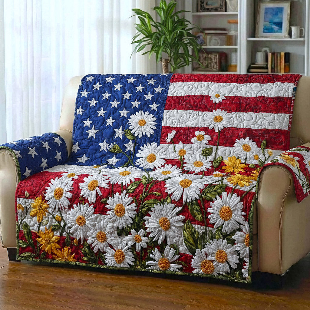 Stars Glory Quilted Sofa Cover GFTOTP16851