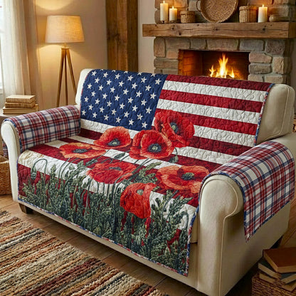Stars Glory Quilted Sofa Cover GFTOTP16855