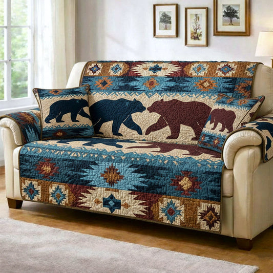 Forest Ancestor Quilted Sofa Cover GFTOTP16884