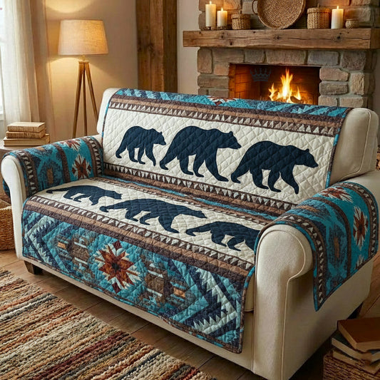 Forest Ancestor Quilted Sofa Cover GFTOTP16887