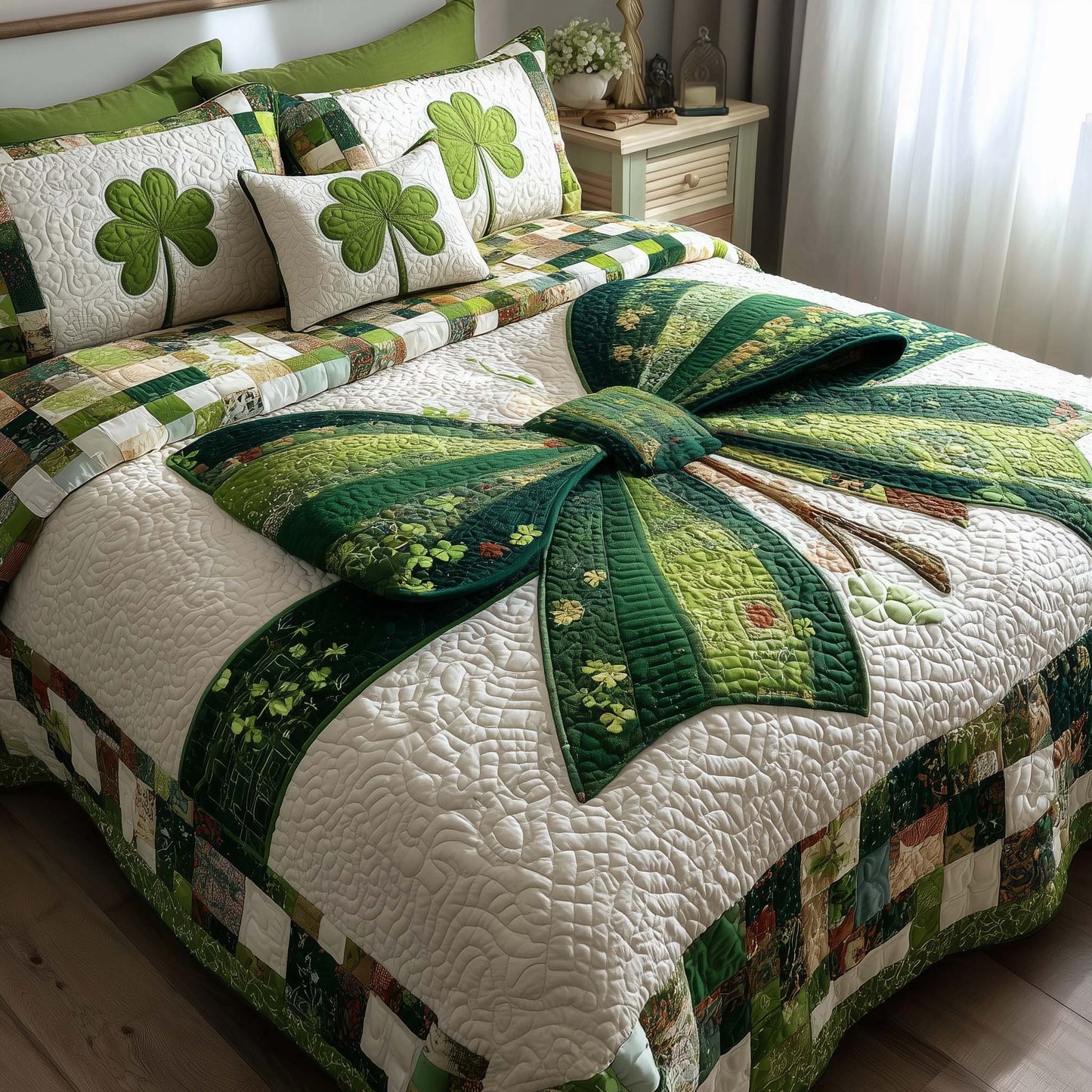 Irish Fortune 3-Piece Quilted Bedding Set GFTOTP16899