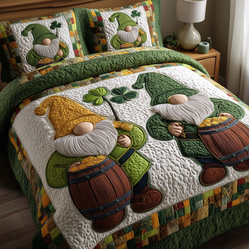 Irish Fortune 3-Piece Quilted Bedding Set GFTOTP16900