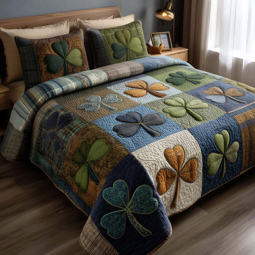 Irish Fortune 3-Piece Quilted Bedding Set GFTOTP16901