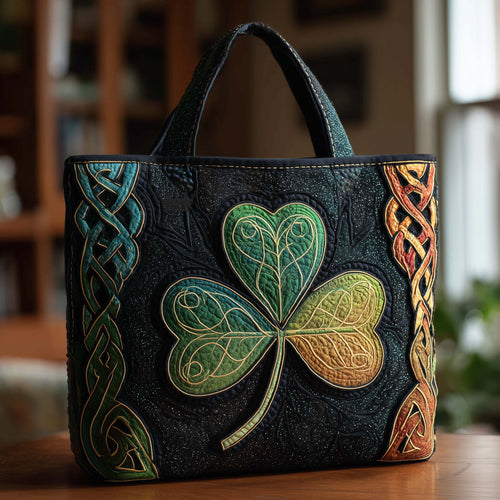 Irish Shamrock Quilted Tote Bag GFTOTP16945