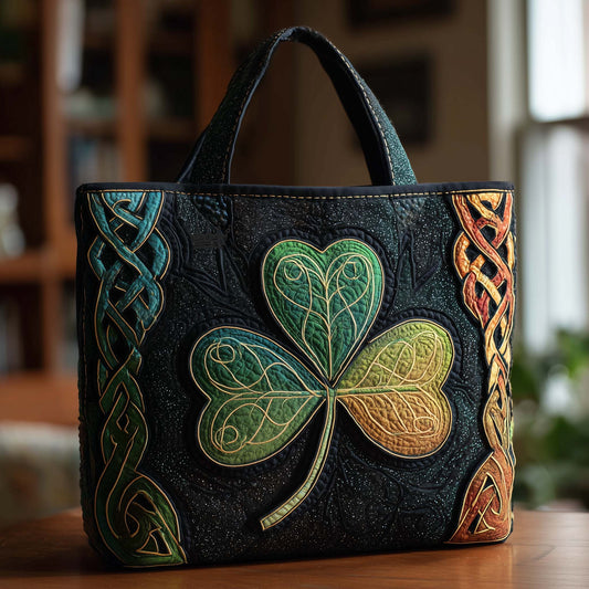 Irish Shamrock Quilted Tote Bag GFTOTP16945