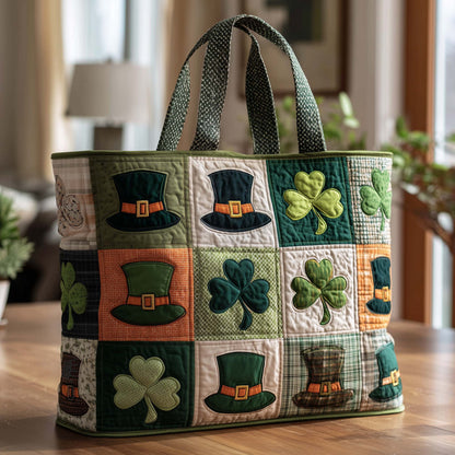 Irish Shamrock Quilted Tote Bag GFTOTP16948