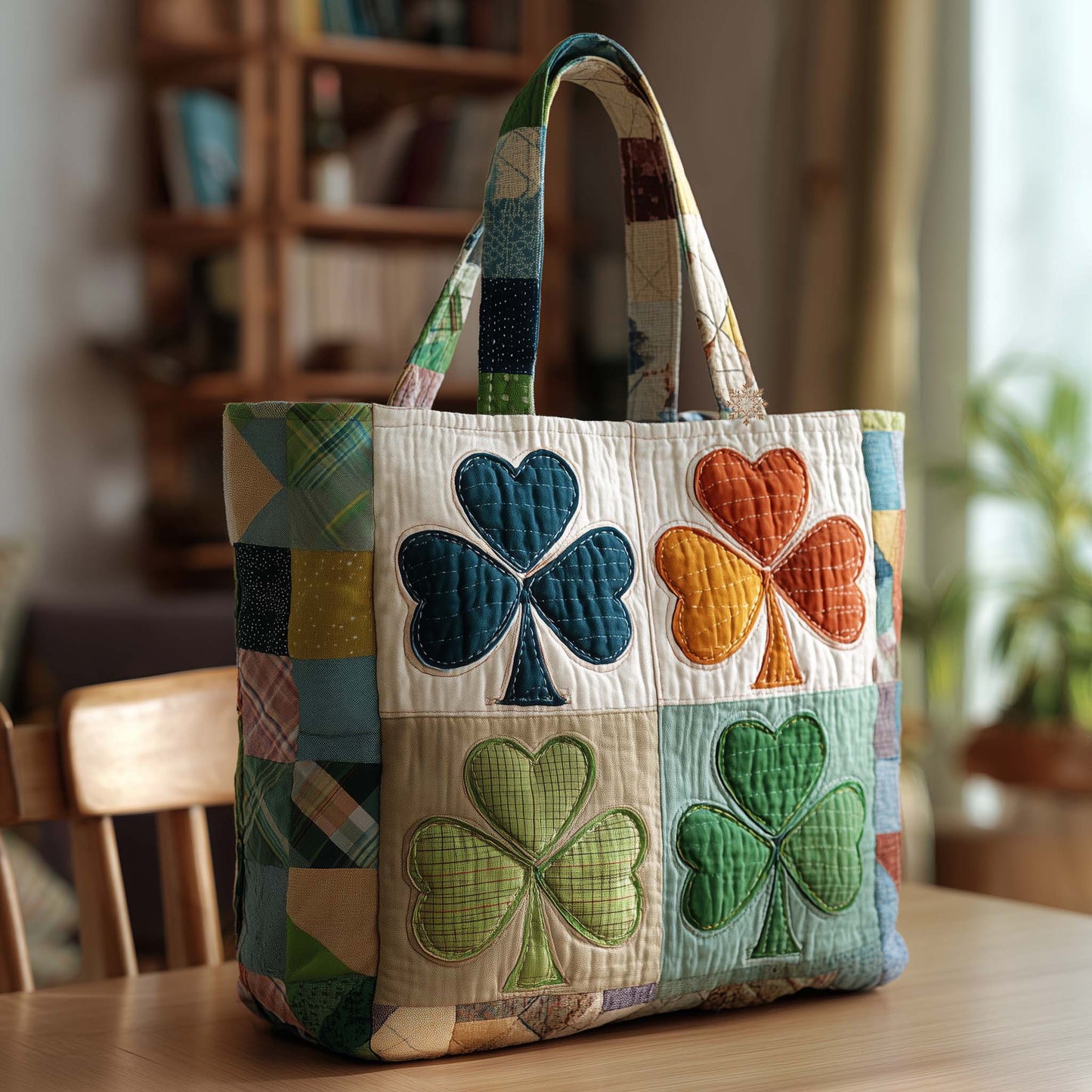Irish Shamrock Quilted Tote Bag GFTOTP16950