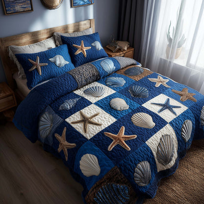 Shoreline Gems 3-Piece Quilted Bedding Set GFTOTP16952