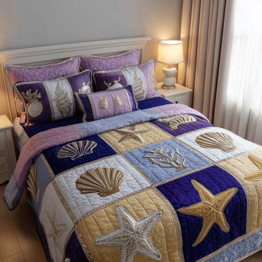 Shoreline Gems 3-Piece Quilted Bedding Set GFTOTP16954