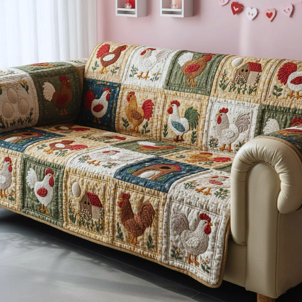 Coop Sweeties Quilted Sofa Cover GFTOTP17044