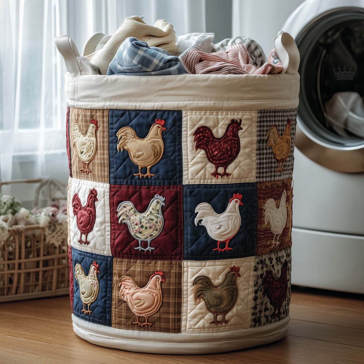 Coop Sweeties Quilted Laundry Basket GFTOTP17050