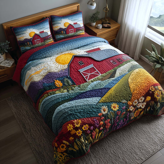 Meadow Homelife 3-Piece Quilted Bedding Set GFTOTP17099