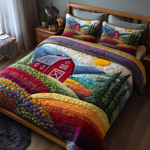 Meadow Homelife 3-Piece Quilted Bedding Set GFTOTP17100