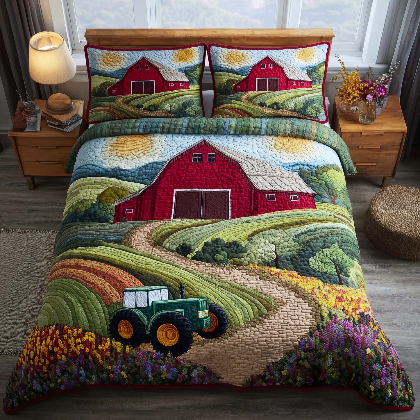 Meadow Homelife 3-Piece Quilted Bedding Set GFTOTP17101