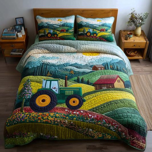 Meadow Homelife 3-Piece Quilted Bedding Set GFTOTP17103