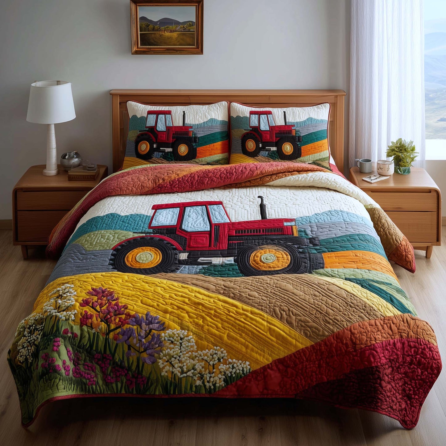 Meadow Homelife 3-Piece Quilted Bedding Set GFTOTP17104