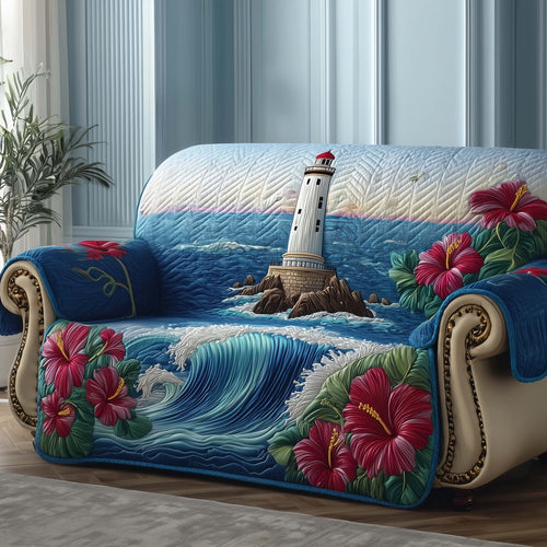 Harbor Breeze Quilted Sofa Cover GFTOTP17112