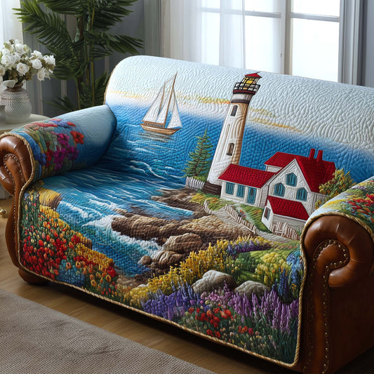 Harbor Breeze Quilted Sofa Cover GFTOTP17113