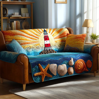 Harbor Breeze Quilted Sofa Cover GFTOTP17115