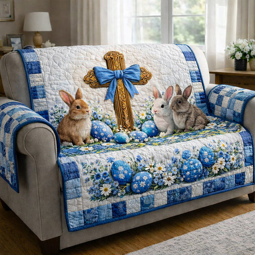 Faithful Sunrise Quilted Sofa Cover GFTOTP17196