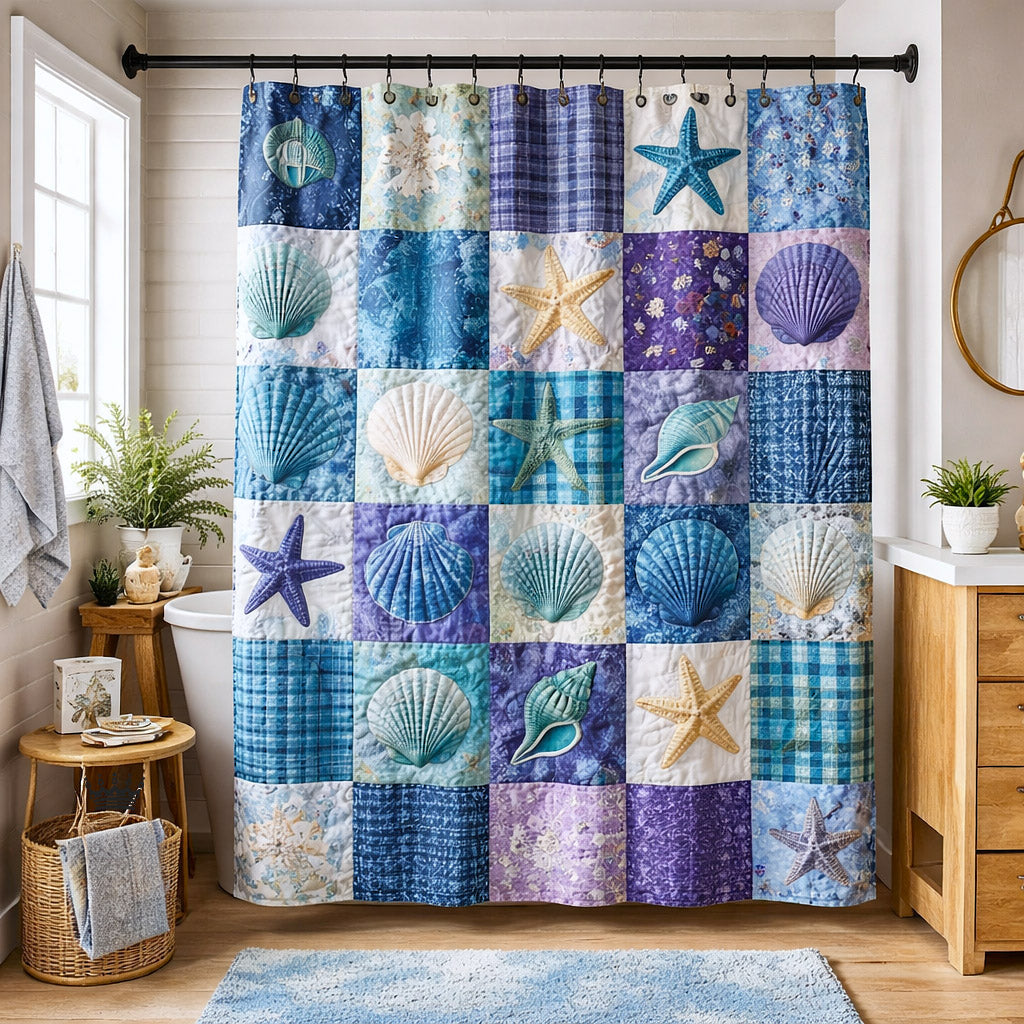 Shoreline Gems Shower Curtain GFTOTP17228
