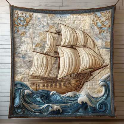 Sailboat Quilted Blanket GFTOTP1729