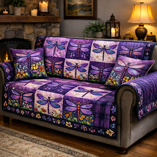 Whisper Wings Quilted Sofa Cover GFTOTP17305