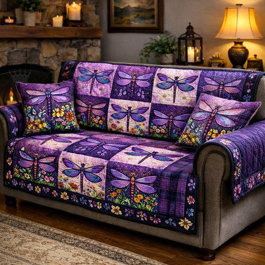Whisper Wings Quilted Sofa Cover GFTOTP17305