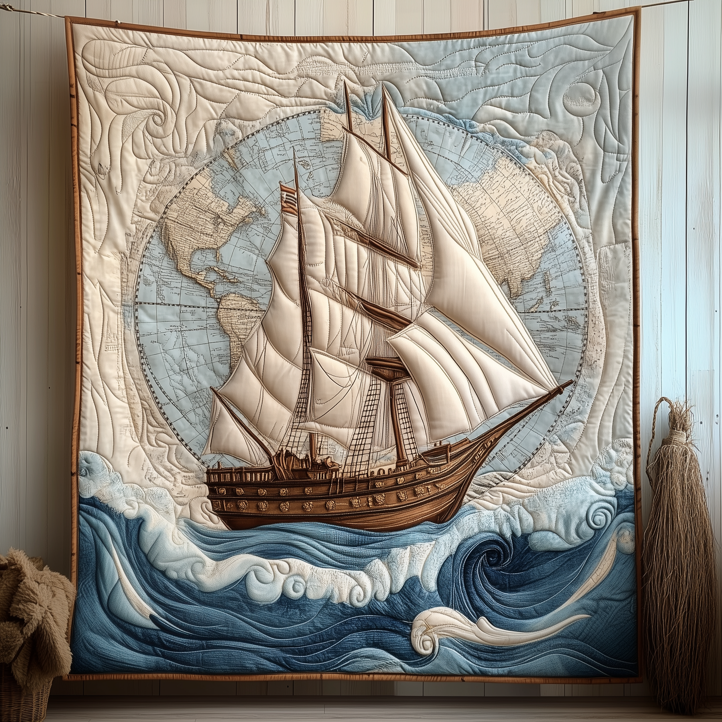 Sailboat Quilted Blanket GFTOTP1731
