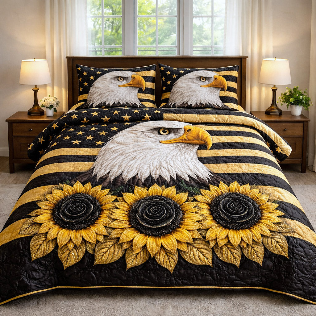 Star Legacy 3-Piece Quilted Bedding Set GFTOTP17326