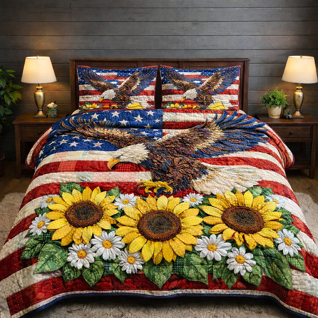 Star Legacy 3-Piece Quilted Bedding Set GFTOTP17327