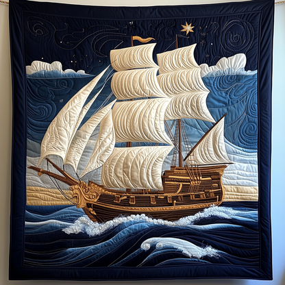 Sailboat Quilted Blanket GFTOTP1732