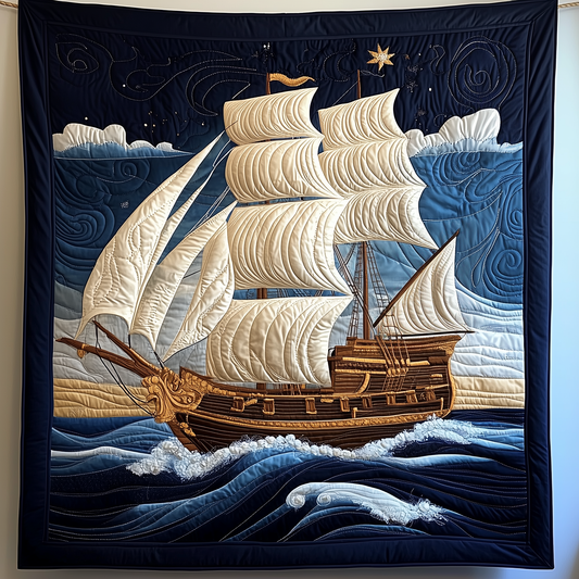 Sailboat Quilted Blanket GFTOTP1732