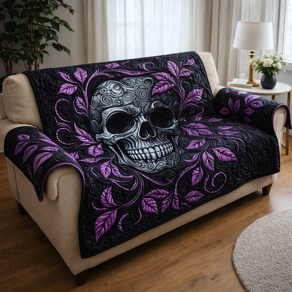 Mystique Skull Quilted Sofa Cover GFTOTP17336