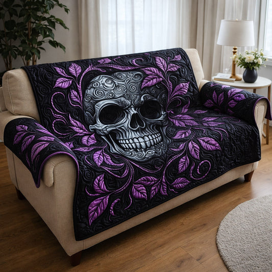 Mystique Skull Quilted Sofa Cover GFTOTP17336