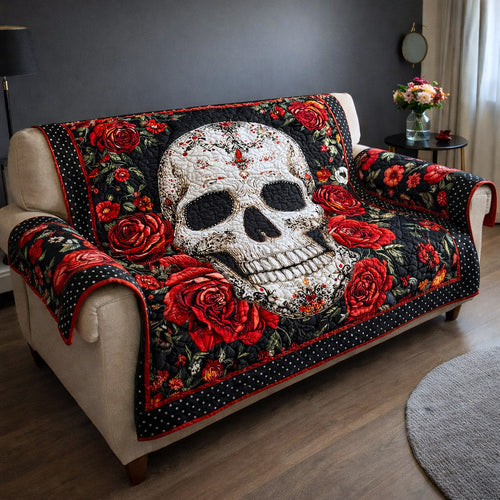 Mystique Skull Quilted Sofa Cover GFTOTP17337