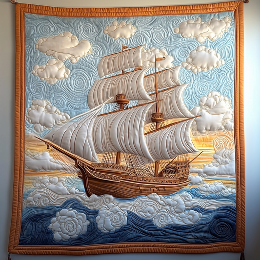 Sailboat Quilted Blanket GFTOTP1733
