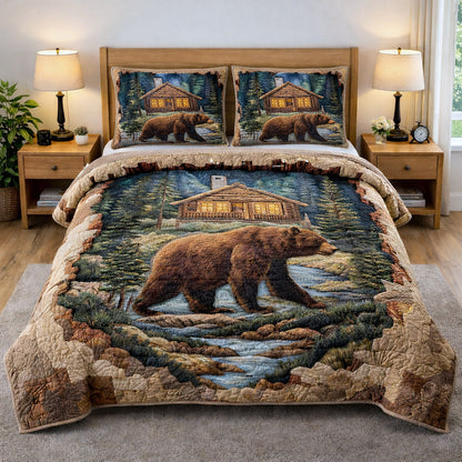 Woodland Guardian 3-Piece Quilted Bedding Set GFTOTP17370
