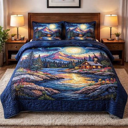 Tranquil Horizon 3-Piece Quilted Bedding Set GFTOTP17377